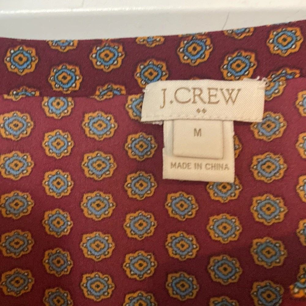 J Crew Womens Blouse Bell Sleeves, Size M‎